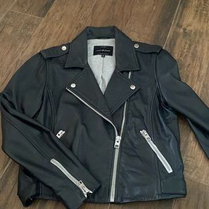 Lucky Brand real leather moto jacket